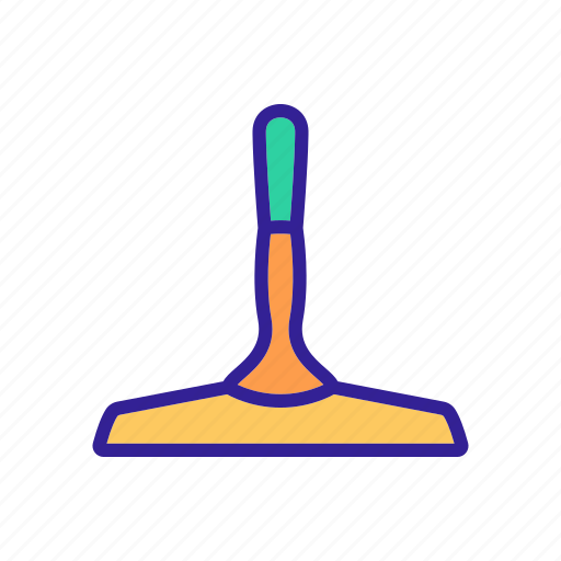 Brush, cleaning, grip, holder, mop, squeegee, window icon - Download on Iconfinder