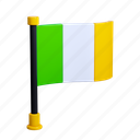 patrick day flag, flag, national, country, location, marker, world, nation, patrick day