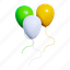balloon, birthday, present, party, decoration, patrick day 