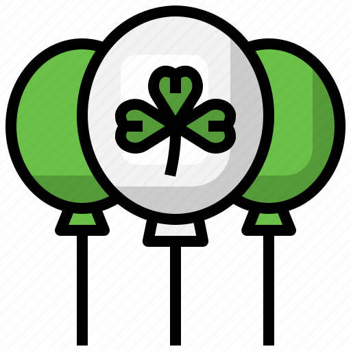Balloon, irish, saint, patrick, celebration, ireland icon - Download on Iconfinder