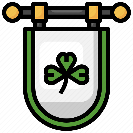 Saint, patrick, shamrock, clover, flags, flag icon - Download on Iconfinder