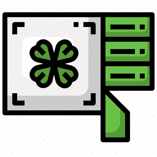 Ticket, st, patricks, day, cultures, shamrock, pass icon - Download on Iconfinder