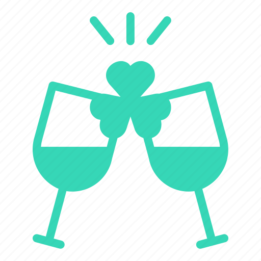 Celebrate, cheers, party, patricks, saint, wine, celebration icon - Download on Iconfinder