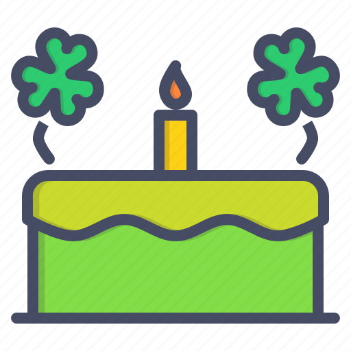 Cake, celebrate, day, festival, patricks, saint, sweet icon - Download on Iconfinder