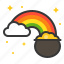 cloud, ireland, irish, patrick, pot, rainbow, saint patrick 