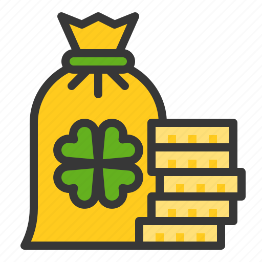 Coin, coin bag, ireland, irish, money, patrick, saint patrick icon - Download on Iconfinder