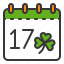 calendar, ireland, irish, patrick, saint patrick, saint patrick day 