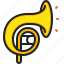 horn, music, multimedia, orchestra, instrument 