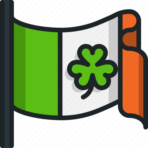 Ireland, flag, cultures, celebration, clover icon - Download on Iconfinder