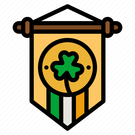 Flag, irish, saint, patrick, shamrock icon - Download on Iconfinder