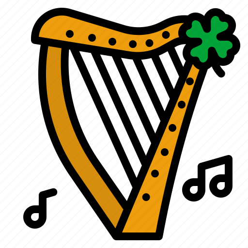 Harp, musical, instrument, classical, orchestra icon - Download on Iconfinder