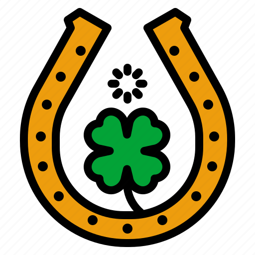 Horseshoe, shamrock, luck, st, patrick icon - Download on Iconfinder