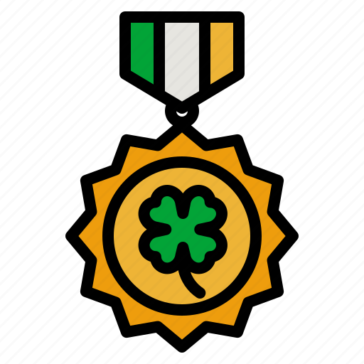 Medal, coin, clover, saint, patrick icon - Download on Iconfinder