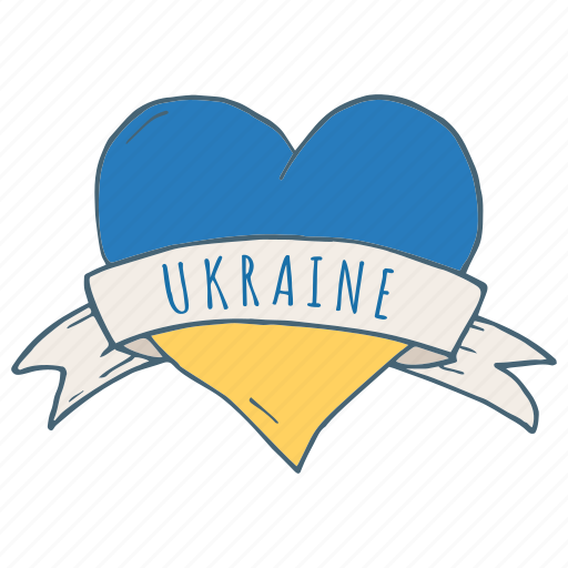 Ukraine, love, heart, stop war, war sticker - Download on Iconfinder