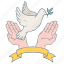 ukraine, peace, pigeon, dove, hand 