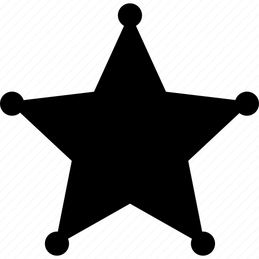 Star, starred, starring, stars, sheriff, chief officer, favorite icon - Download on Iconfinder