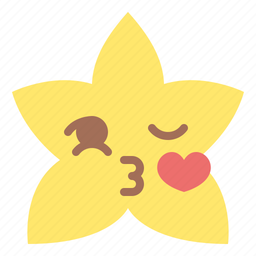 Blowing, a, kiss, star, emoji, emoticon, feeling icon - Download on Iconfinder