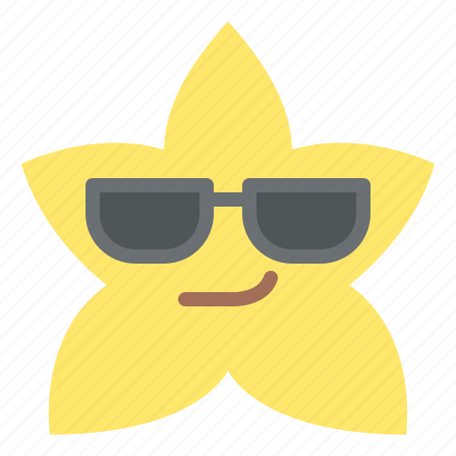 Cool, star, emoji, emoticon, feeling icon - Download on Iconfinder