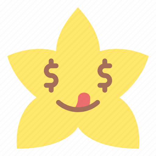 Dollar, sign, eyes, greedy, star, emoji, emoticon icon - Download on Iconfinder