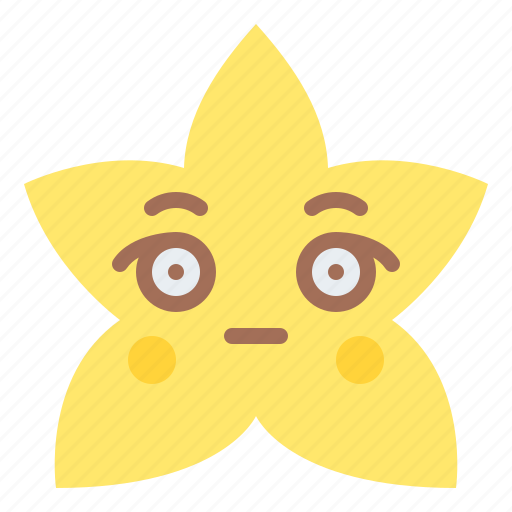 Embarrassed, star, emoji, emoticon, feeling icon - Download on Iconfinder