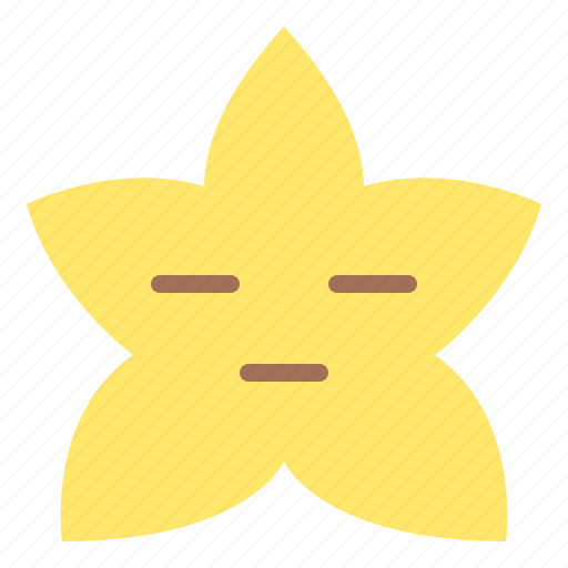 Expressionless, star, emoji, emoticon, feeling icon - Download on Iconfinder