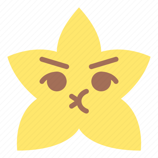 Mad, star, emoji, emoticon, feeling icon - Download on Iconfinder