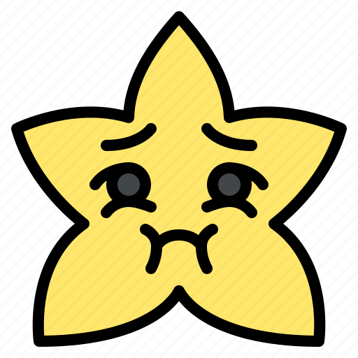 Nauseated, star, emoji, emoticon, feeling icon - Download on Iconfinder