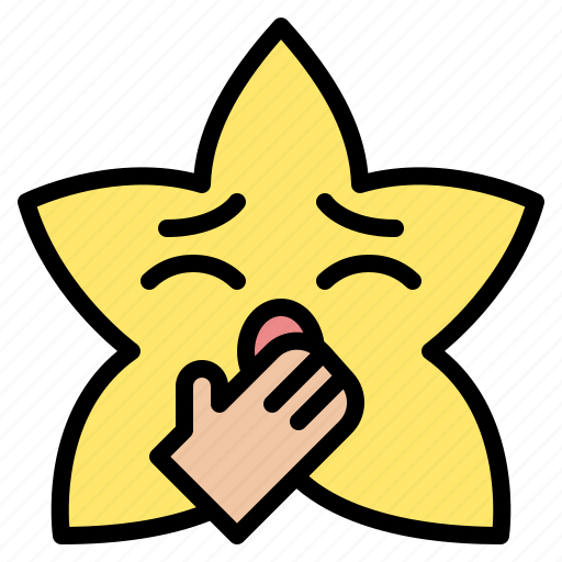 Yawning, star, emoji, emoticon, feeling icon - Download on Iconfinder