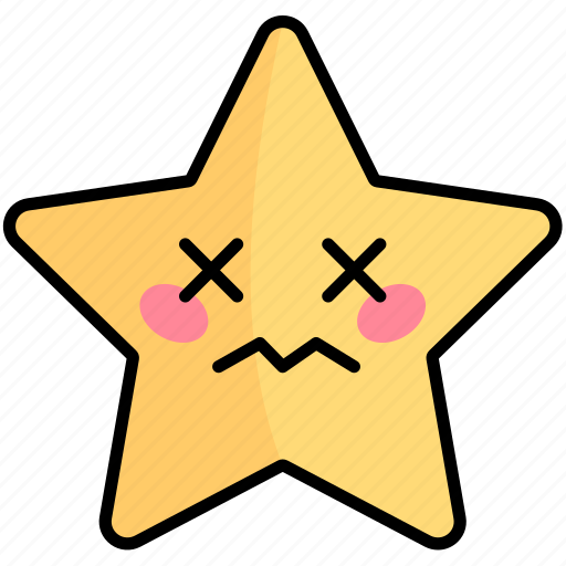 Death, cartoon, star, emoji, award, character, favorite icon - Download on Iconfinder