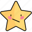displeased, unhappy, cartoon, star, emoji, award, character, favorite, badge 