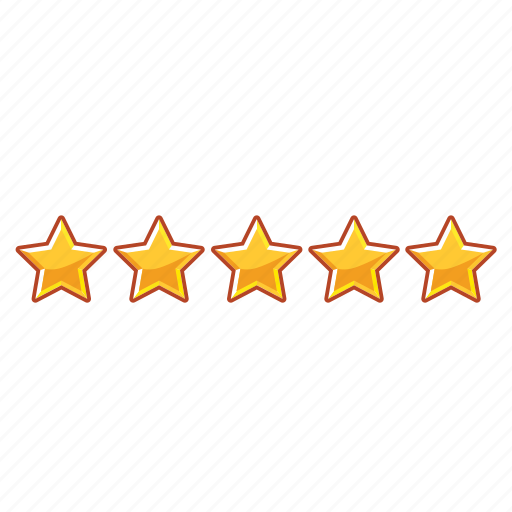 Five, five-star, mark, rank, stars icon - Download on Iconfinder