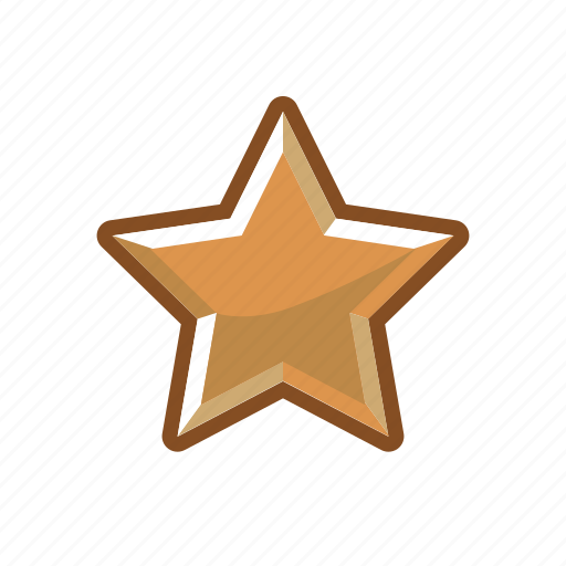 Bronze, mark, rank, star icon - Download on Iconfinder
