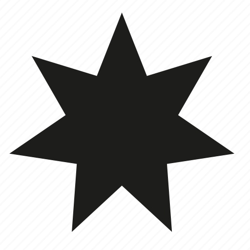 Filled, point, star icon - Download on Iconfinder