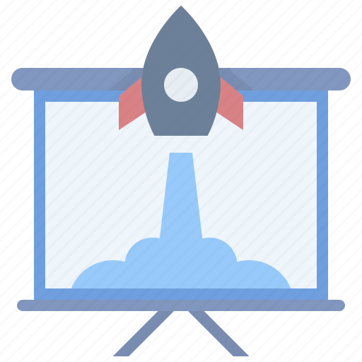Planning, business, model, presentation, rocket, project, startup icon - Download on Iconfinder