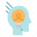 bulb, idea, invention, light, thinking