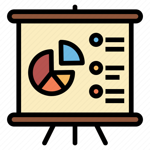 Business, chart, finance, pie, whiteboard icon - Download on Iconfinder