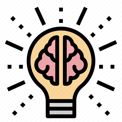 Brain, bulb, echnology, idea, light icon - Download on Iconfinder
