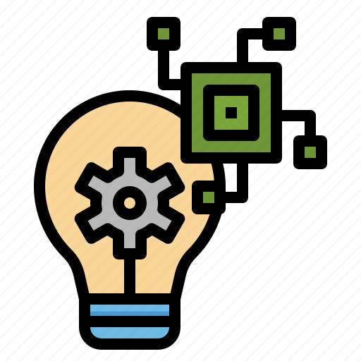 Chip, gear, idea, innovation, process icon - Download on Iconfinder