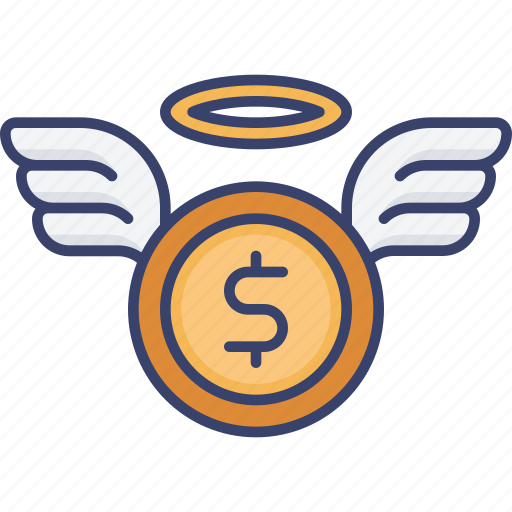 Angel, coin, dollar, finance, innocent, money icon - Download on Iconfinder