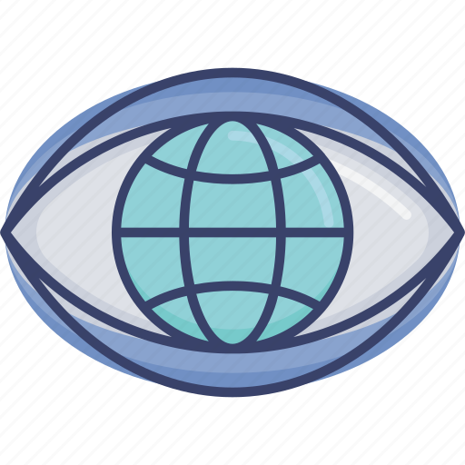 Eye, global, international, view, vision, visual icon - Download on Iconfinder