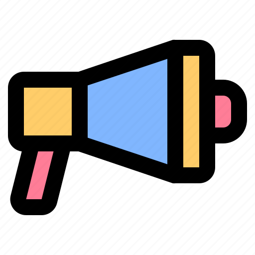 Megaphone, communication, speech, bullhorn, announce icon - Download on Iconfinder