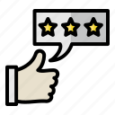 feedback, review, rating, star, like