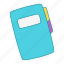 document, data, file, paper, folder, book, startup 