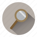 find, look, magnifying glass, search, explore, research, zoom