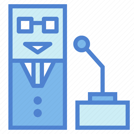 Chairman, conference, people, speaker, speaking icon - Download on Iconfinder