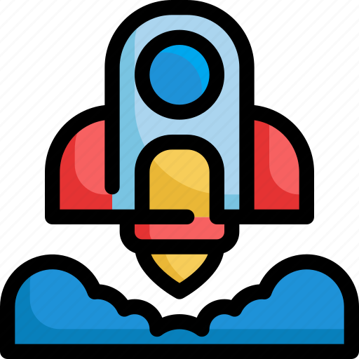 Business, launch, management, rocket, space, startup icon - Download on Iconfinder