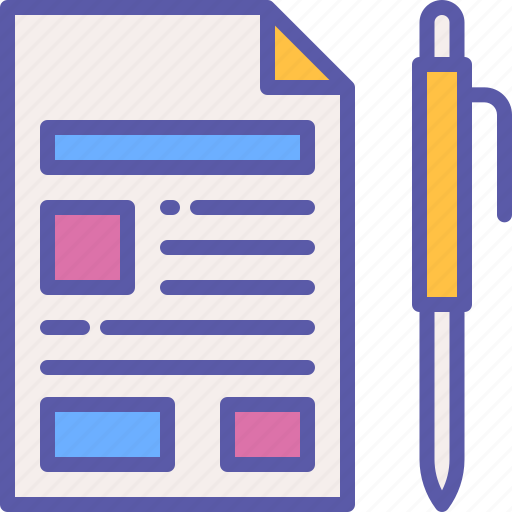 Contract, document, business, signature, pen icon - Download on Iconfinder