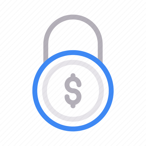 Dollar, lock, money, private, protection icon - Download on Iconfinder