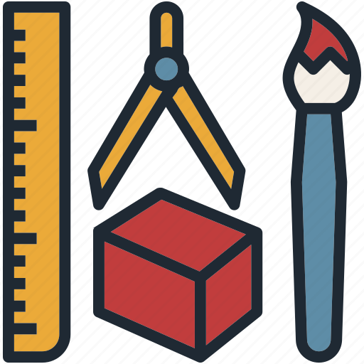Art, brush, design, ruler, tool icon - Download on Iconfinder