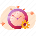 time, launch, timer, gear, clock, watch, setting